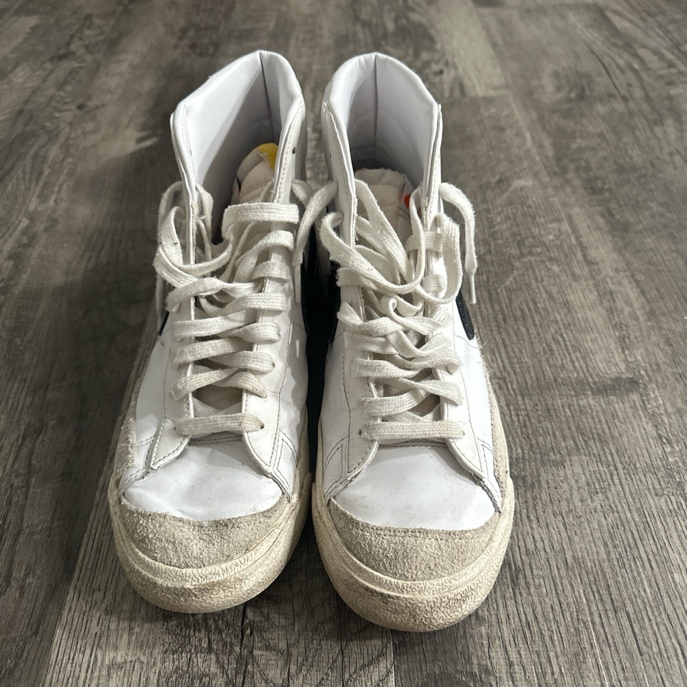 White High-Top Sneakers